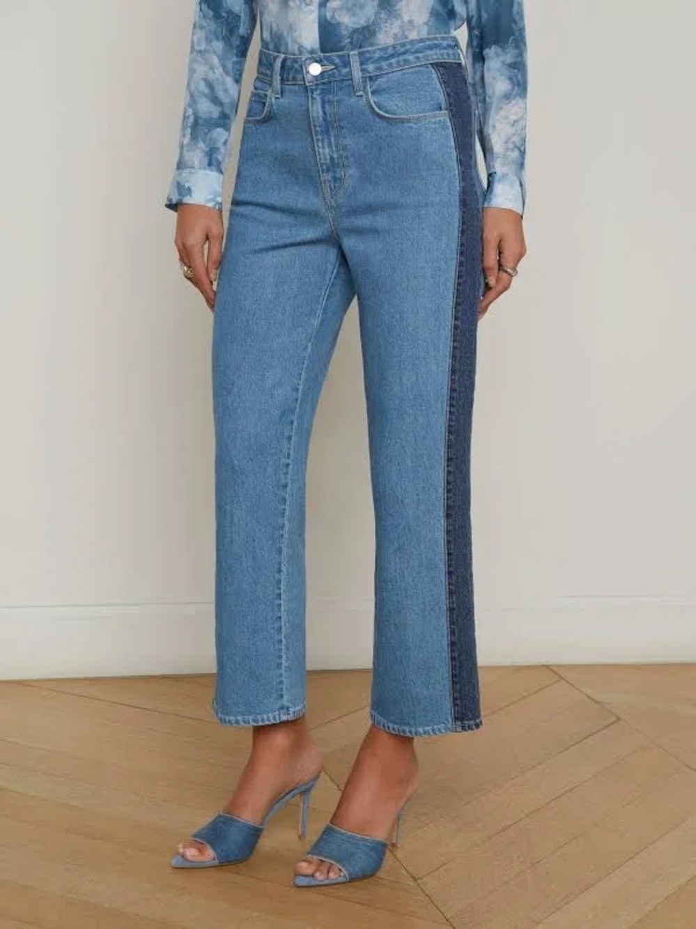 L'AGENCE - Emorie Cropped Stovepipe Jean in Boulder
